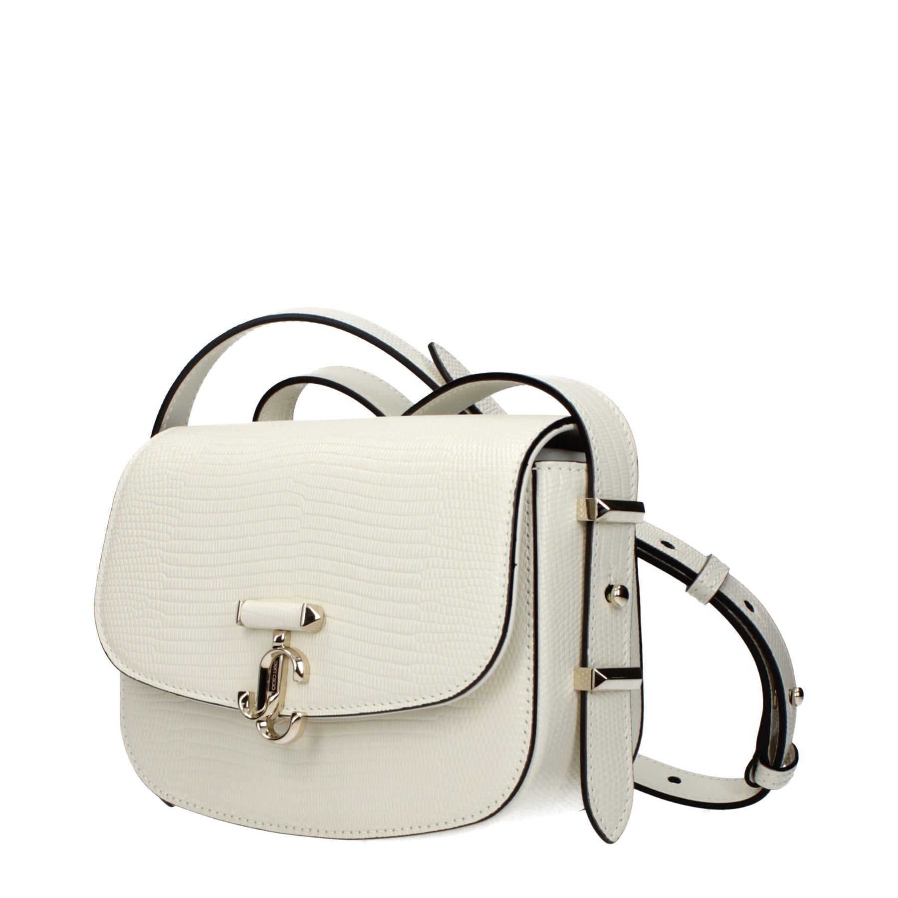 Jimmy Choo White Leather Shoulder Bag | Regal Royce