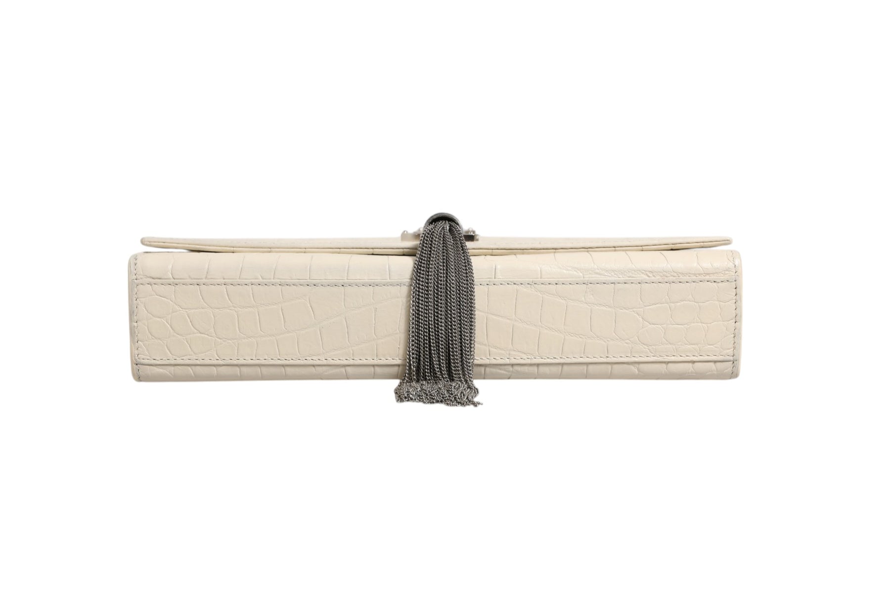 Saint Laurent Kate Tassel Small Croc-Embossed Leather | Regal Royce