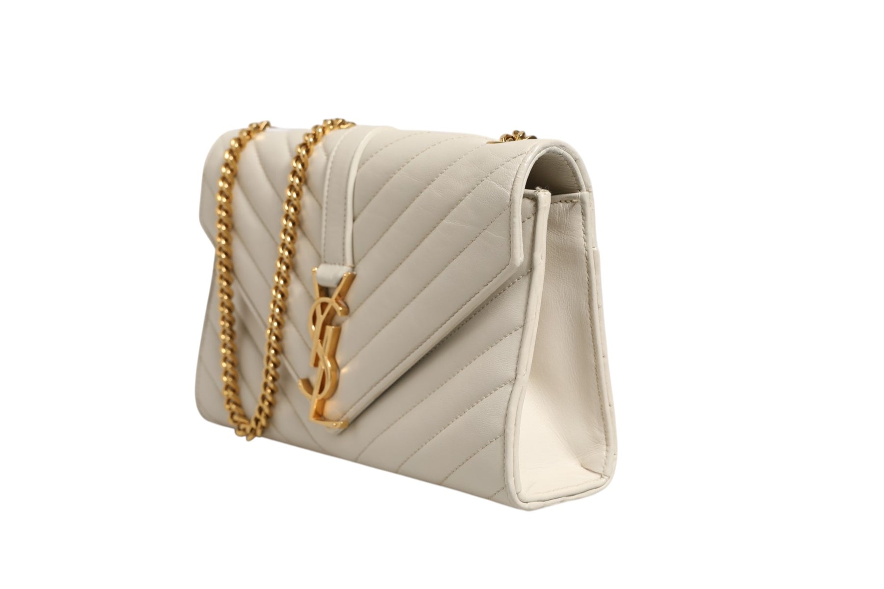 Saint Laurent Envelope Triquilt Medium YSL Shoulder Bag | Regal Royce