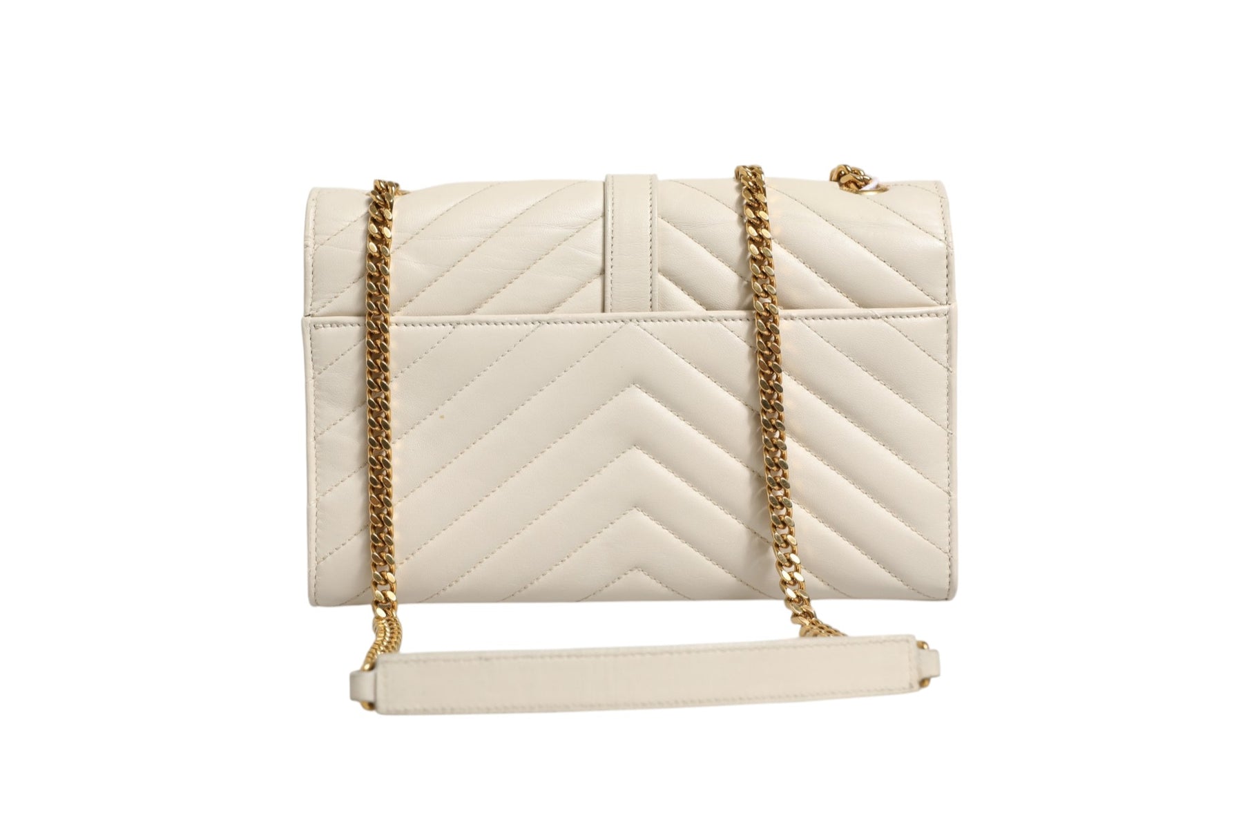 Saint Laurent Envelope Triquilt Medium YSL Shoulder Bag | Regal Royce
