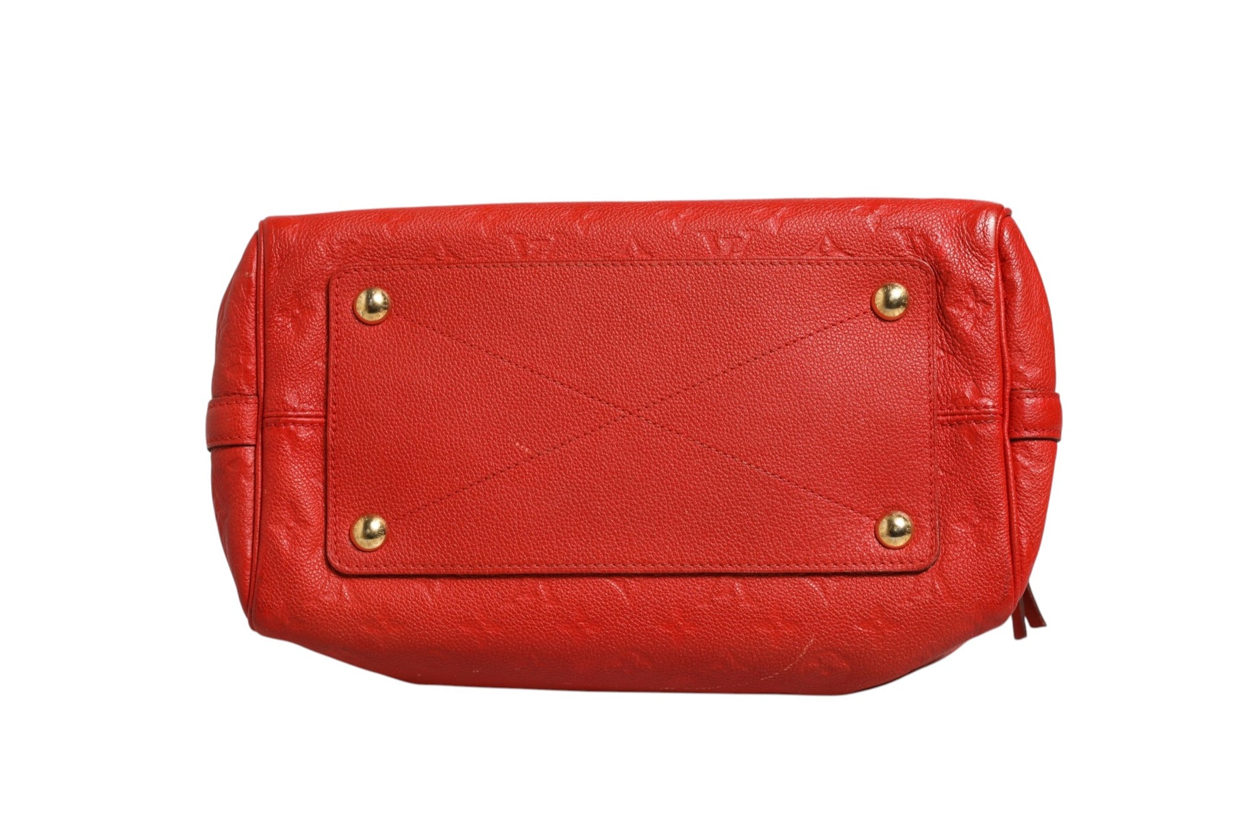 Louis Vuitton Red Monogram Empreinte Speedy Bandouliere 30 | Regal Royce