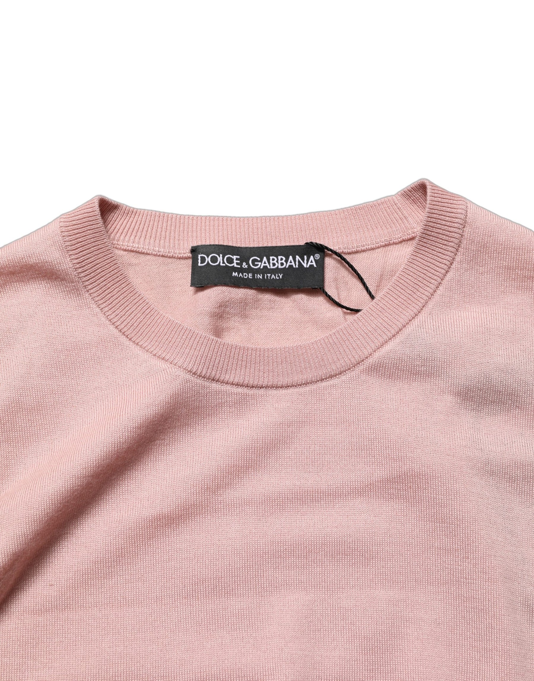 Dolce & Gabbana Pink Sleeveless Cashmere Knitted Tank Top | Regal Royce