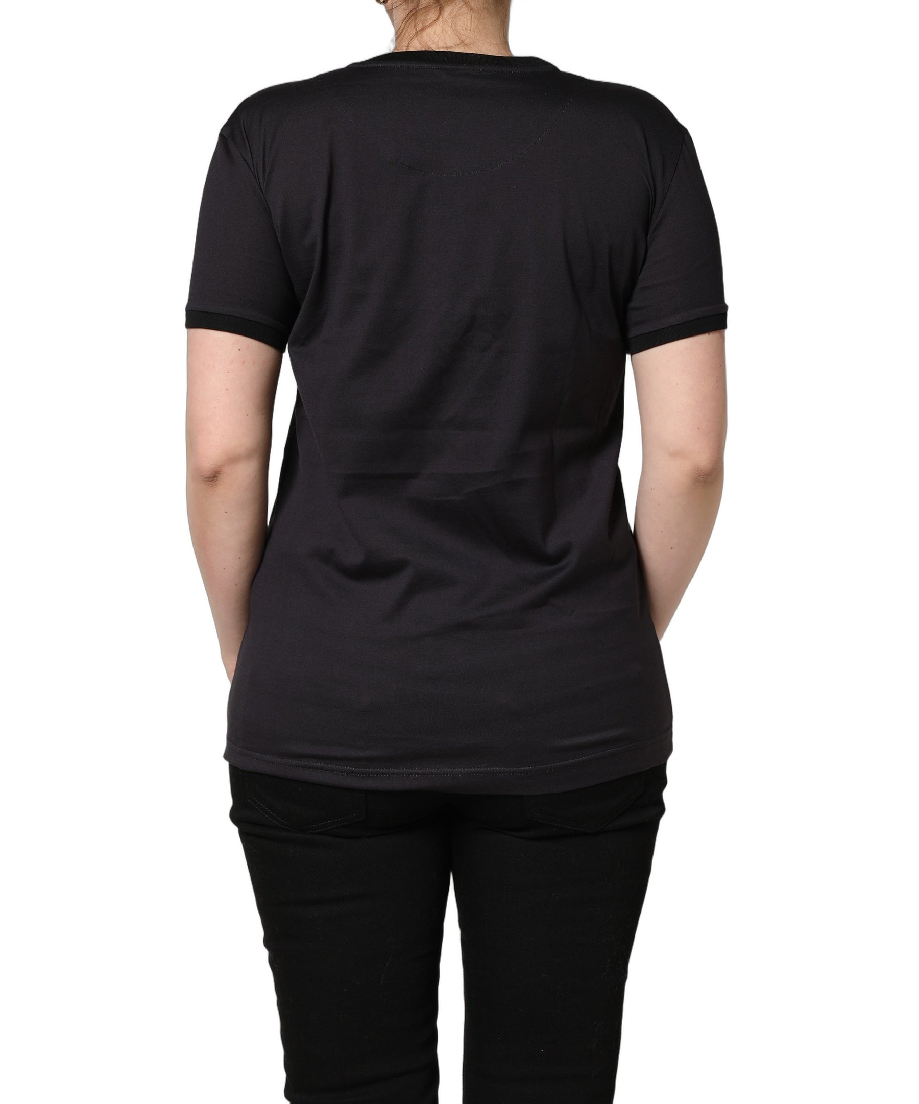 Dolce & Gabbana Black #IAMACHRISTMASTREE Print Cotton T-shirt | Regal Royce