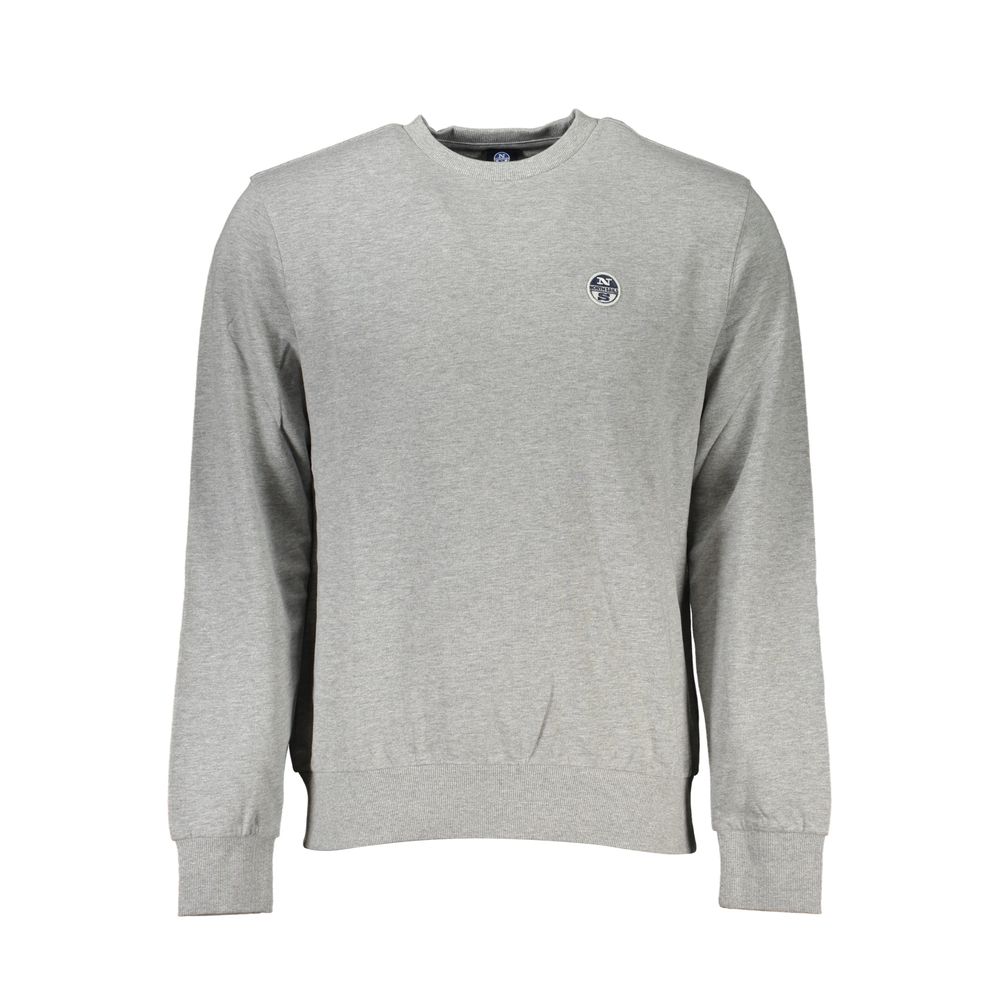North Sails Gray Cotton Men's Sweatshirt | Regal Royce