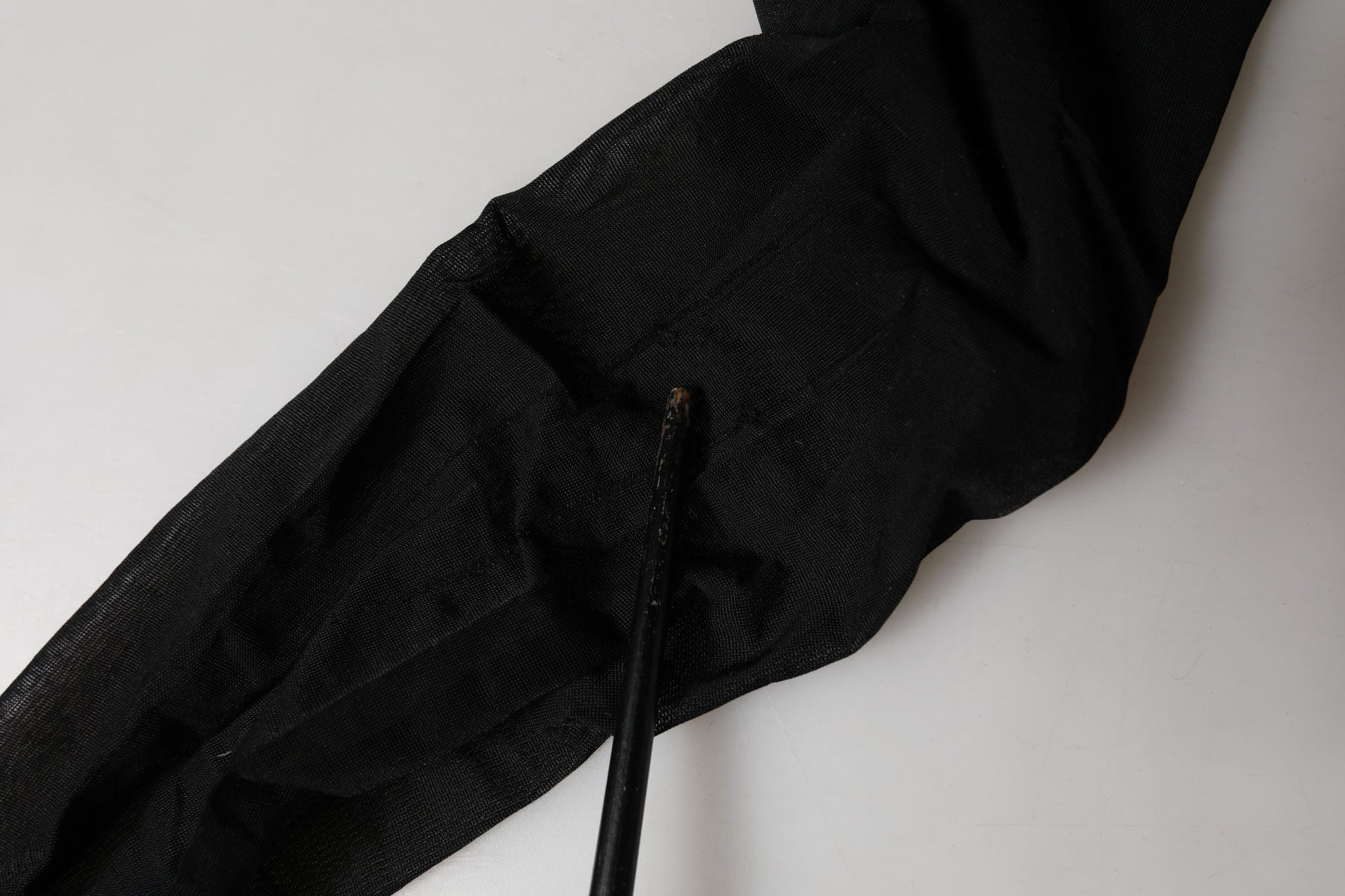 Dolce & Gabbana Black Sheer Nylon Thigh High Stockings Socks | Regal Royce