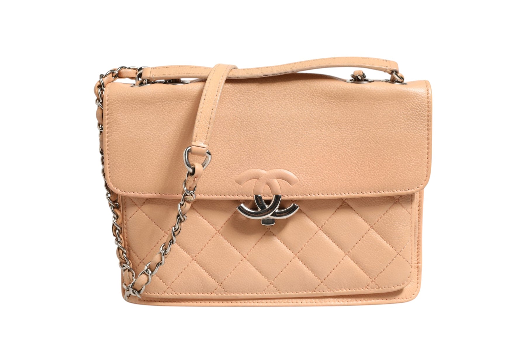 Chanel Goatskin Quilted Small CC Box Flap Bag | Regal Royce