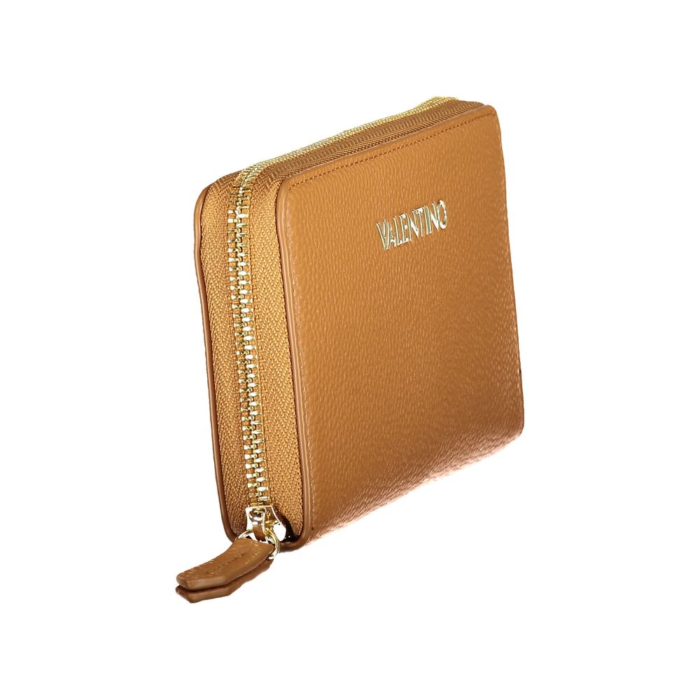 Mario Valentino Brown Polyurethane Women's Wallet | Regal Royce