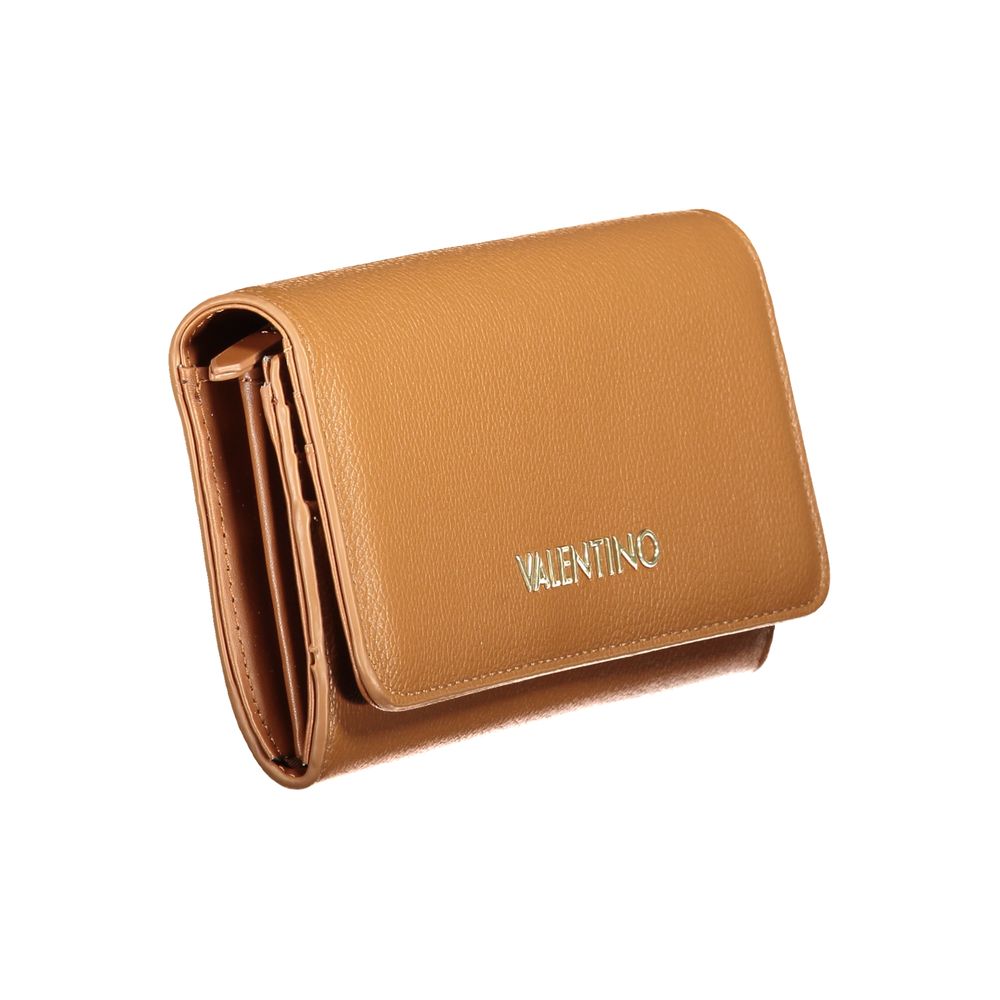 Mario Valentino Brown Polyurethane Women's Wallet | Regal Royce
