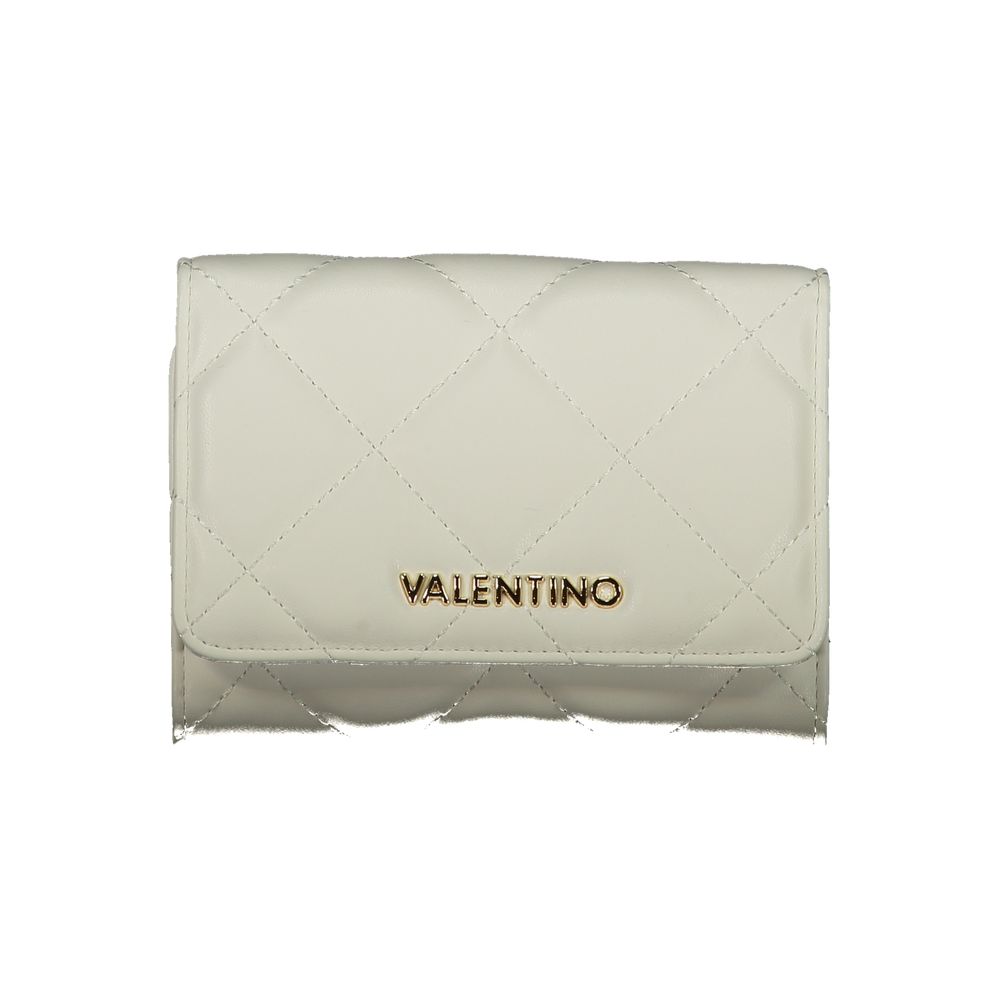 Mario Valentino Bianco Polyurethane Women's Wallet | Regal Royce