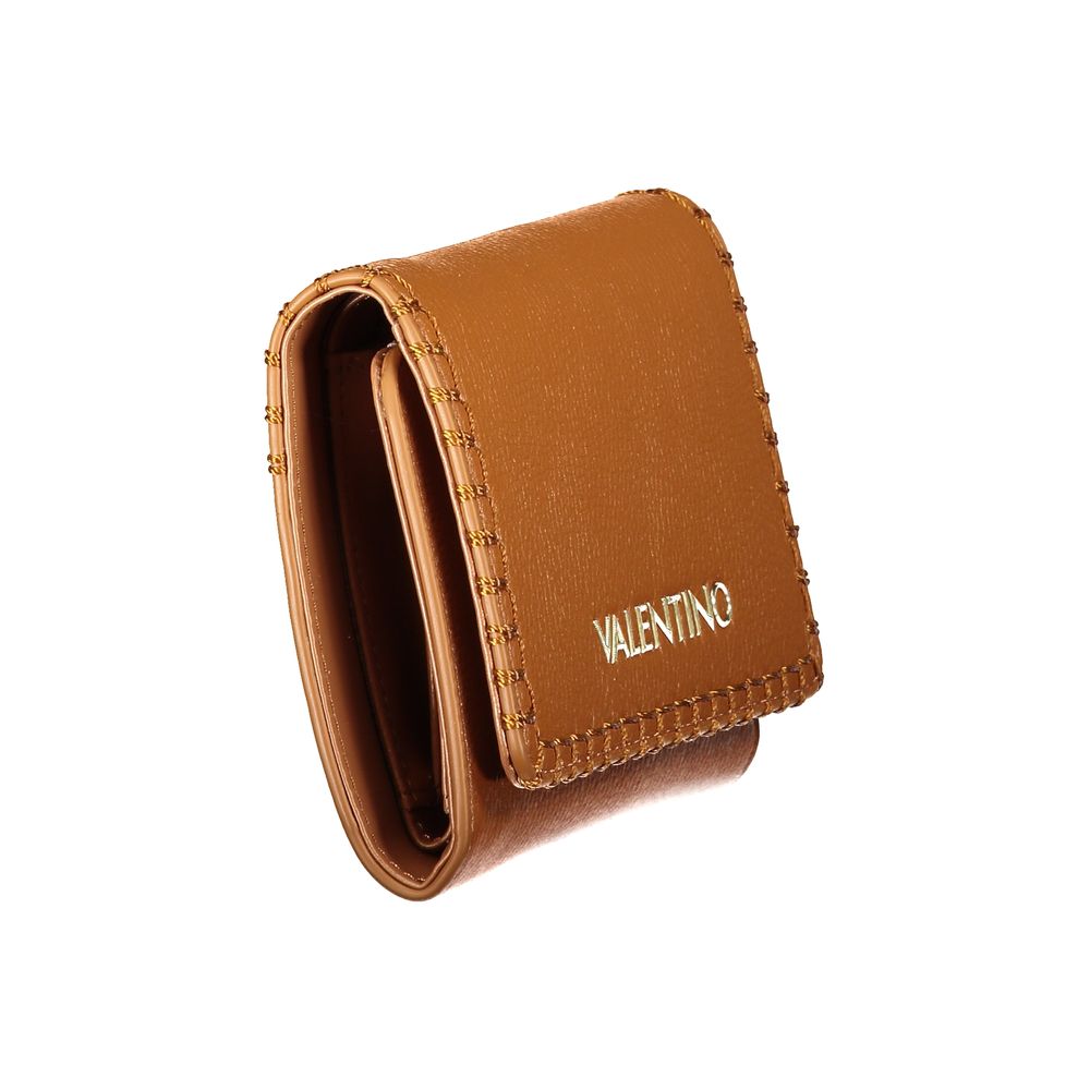 Mario Valentino Brown Polyurethane Womens Wallet | Regal Royce