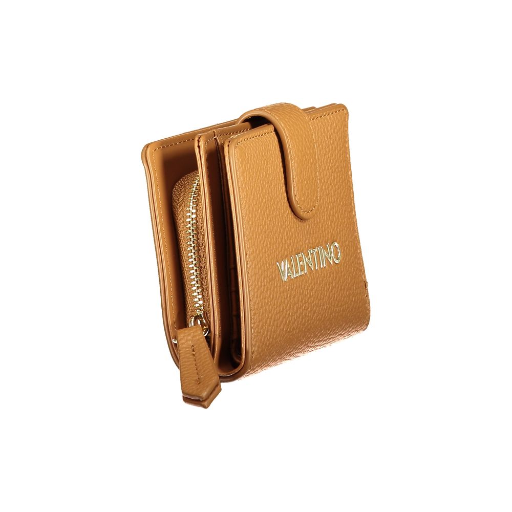 Mario Valentino Brown Polyurethane Women's Wallet | Regal Royce