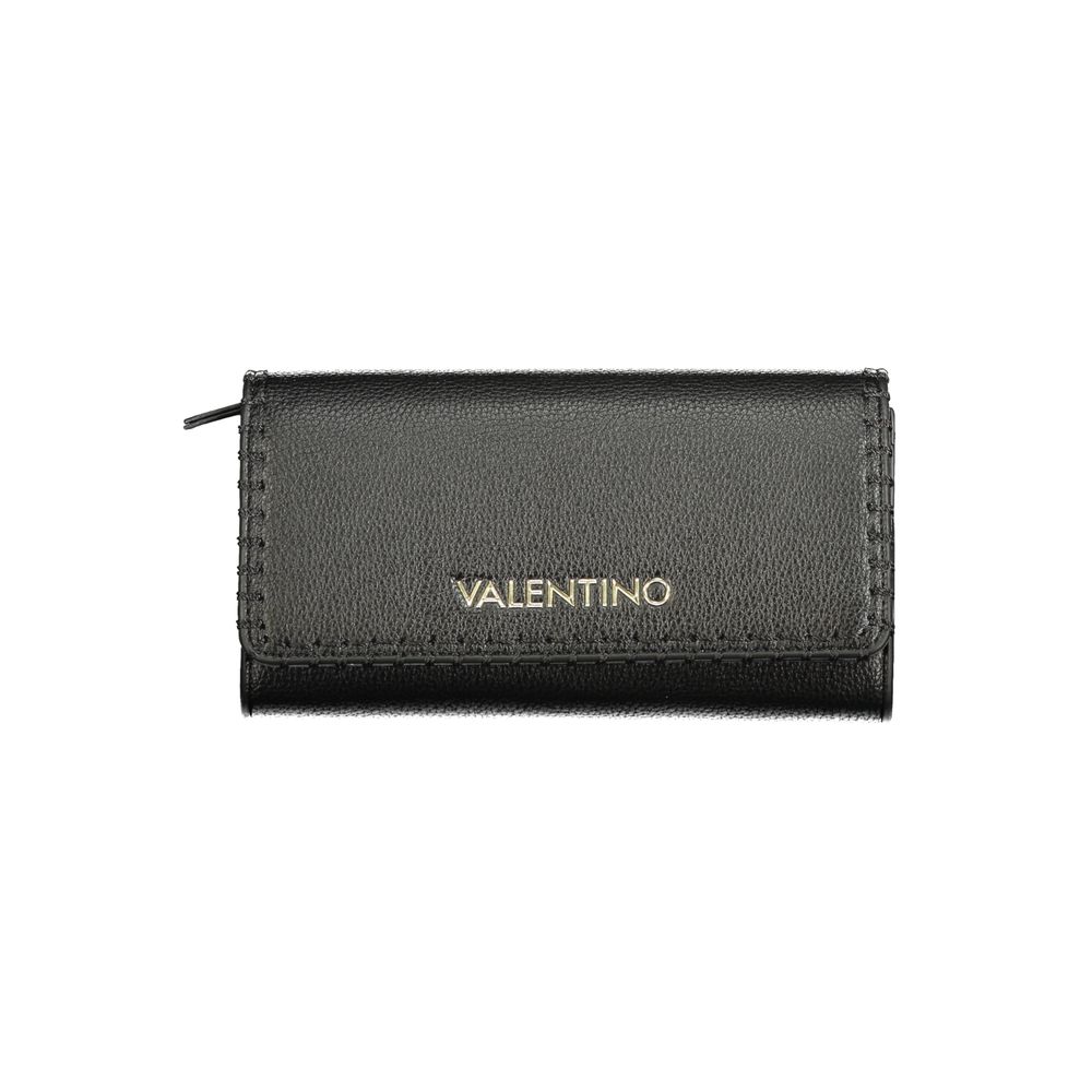 Mario Valentino Black Polyurethane Women's Wallet | Regal Royce