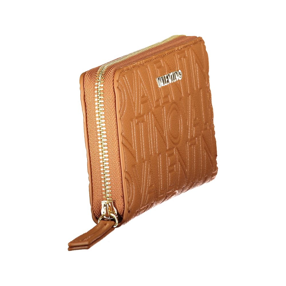 Mario Valentino Brown Polyurethane Women's Wallet | Regal Royce