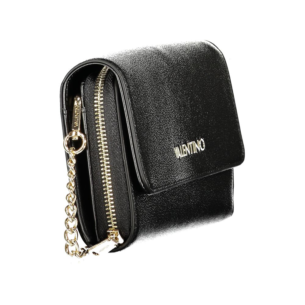 Mario Valentino Nero Poliuretano Women's Wallet | Regal Royce