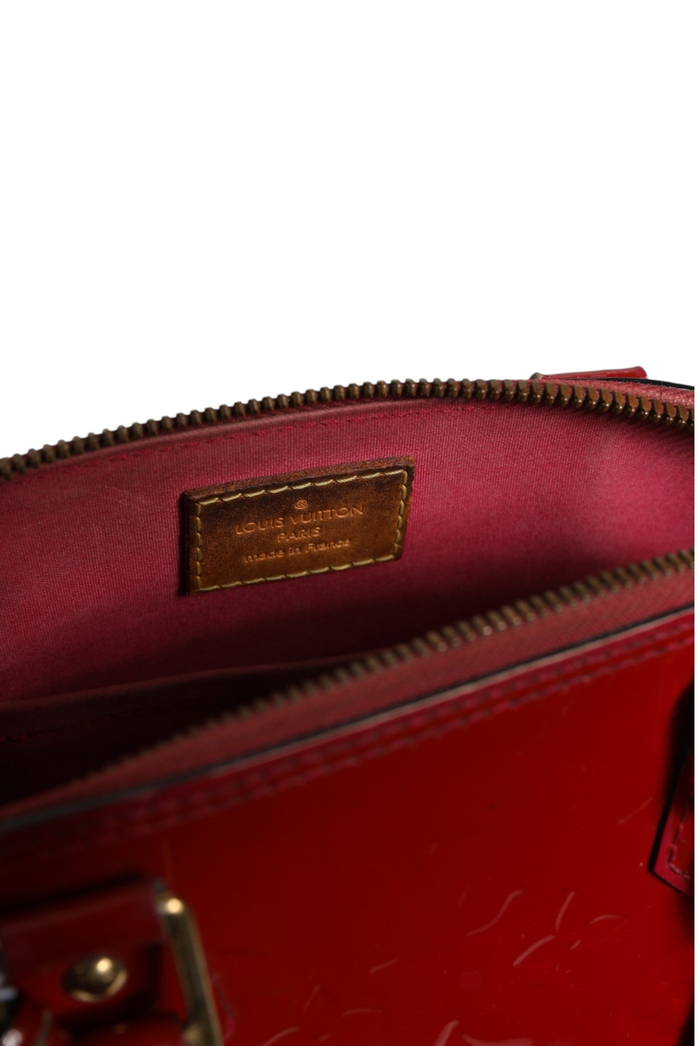 Louis Vuitton Pomme D'Amour Monogram Vernis Alma BB | Regal Royce