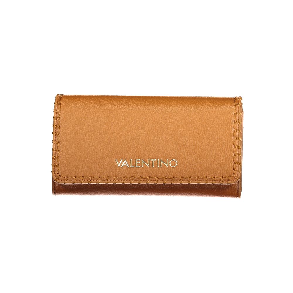 Mario Valentino Brown Polyurethane Womens Wallet | Regal Royce