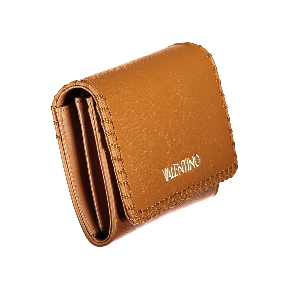 Mario Valentino Brown Polyurethane Womens Wallet | Regal Royce