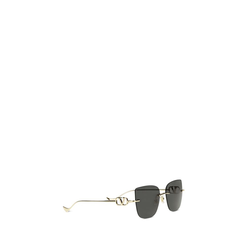 Valentino Garavani Black Metal Sunglasses | Regal Royce