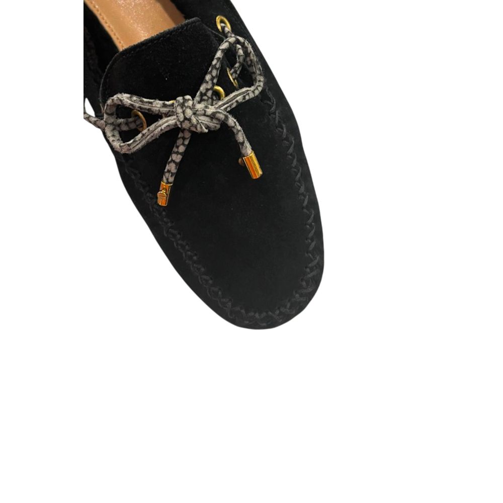 Borbonese Black Rubber Women Loafer | Regal Royce