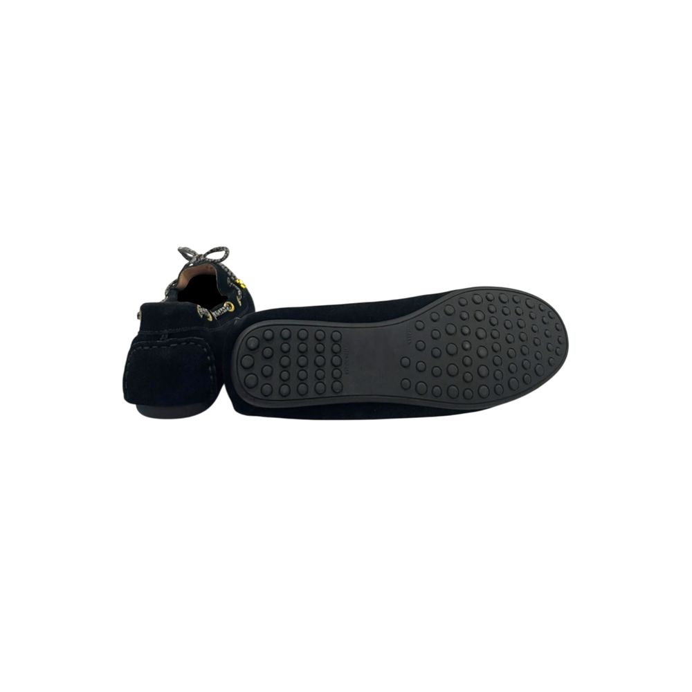 Borbonese Black Rubber Women Loafer | Regal Royce