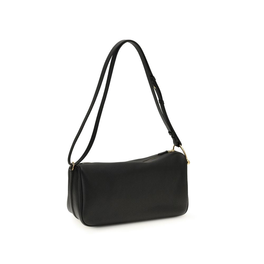 Gucci Black Calf Leather Bos Taurus Shoulder Bag | Regal Royce