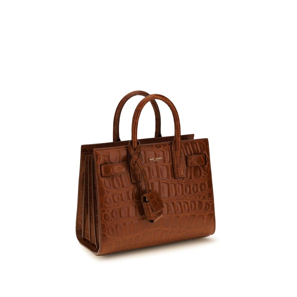 Saint Laurent Brown Calf Leather Bos Taurus Handbag | Regal Royce
