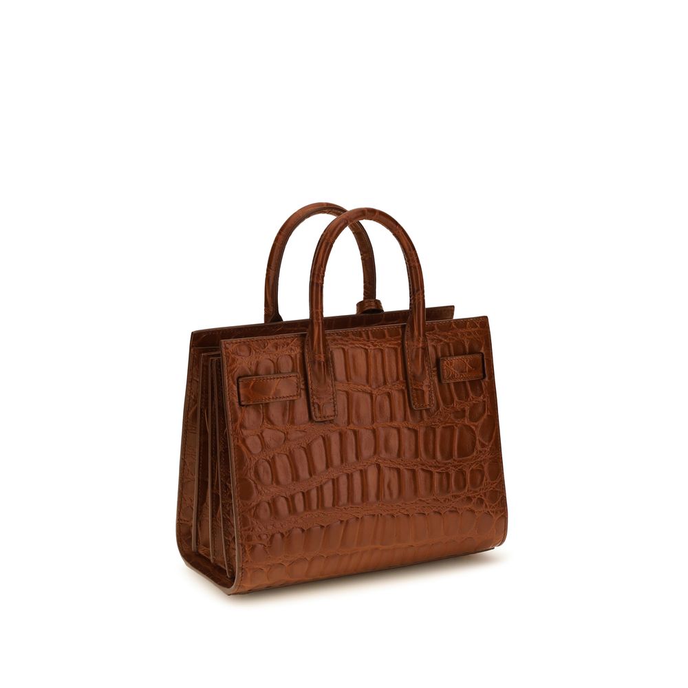 Saint Laurent Brown Calf Leather Bos Taurus Handbag | Regal Royce