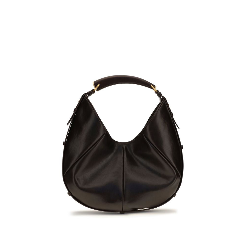 Saint Laurent Brown Calf Leather Bos Taurus Shoulder Bag | Regal Royce
