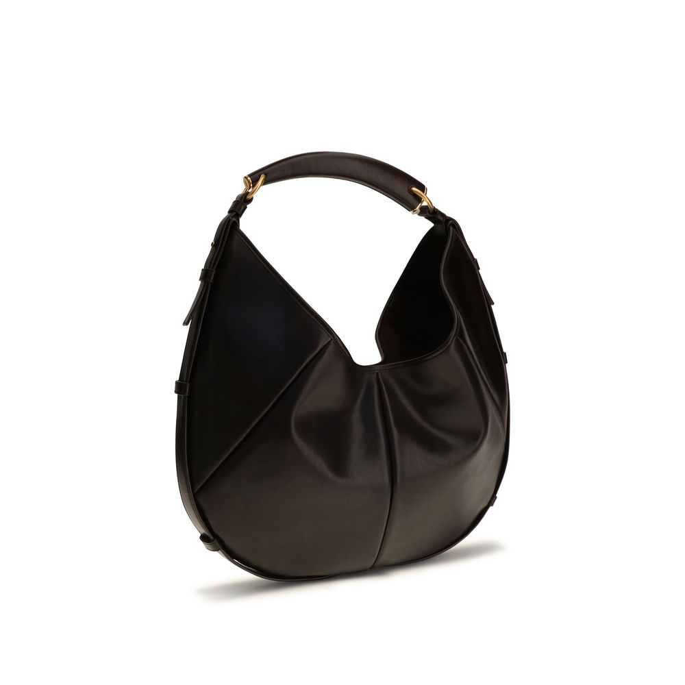 Saint Laurent Brown Calf Leather Bos Taurus Shoulder Bag | Regal Royce