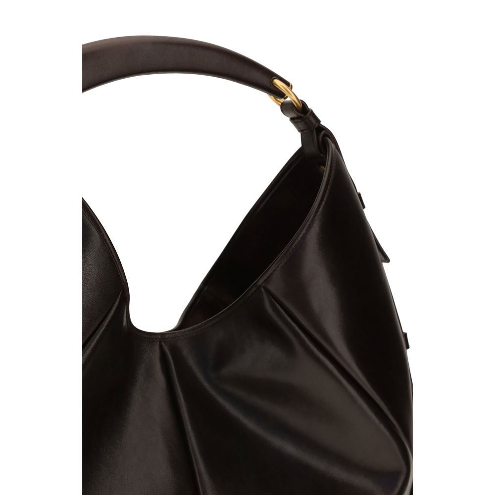 Saint Laurent Brown Calf Leather Bos Taurus Shoulder Bag | Regal Royce