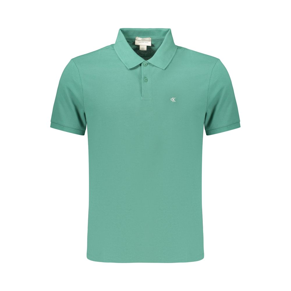 Calvin Klein Verde Cotton Mens Polo | Regal Royce