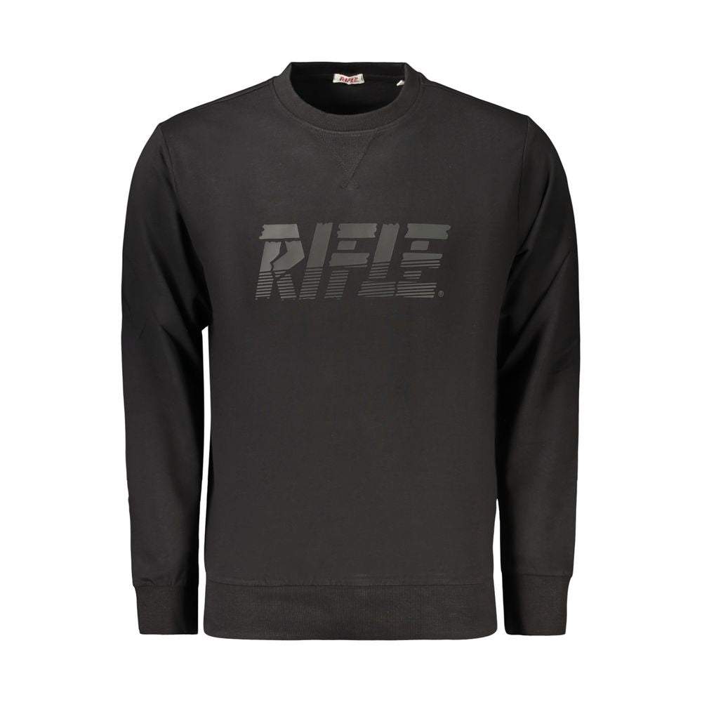 Rifle Black Cotton Men's Sweatshirt | Regal Royce