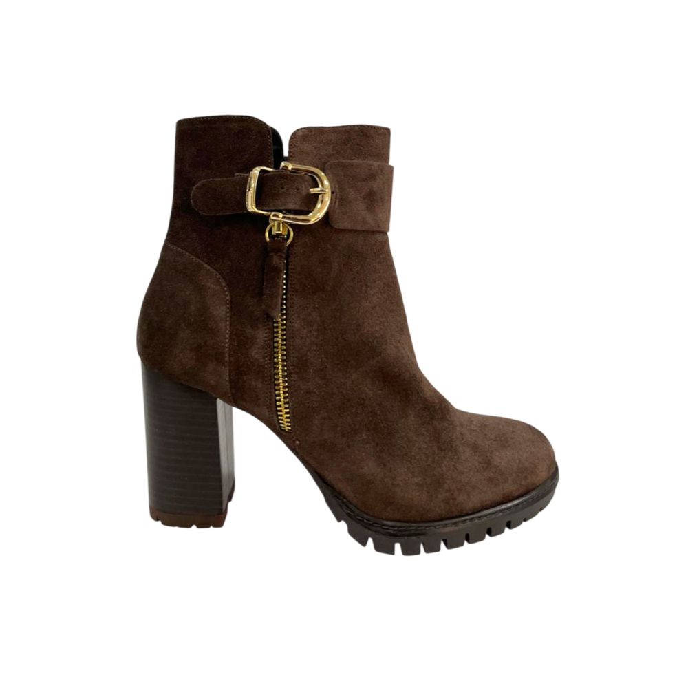 Borbonese Brown Leather Women Boot | Regal Royce