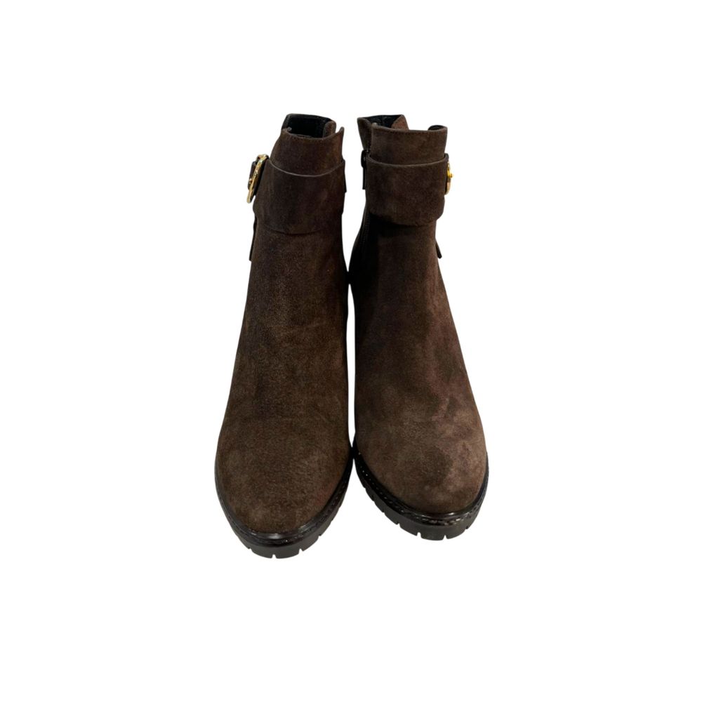 Borbonese Brown Leather Women Boot | Regal Royce