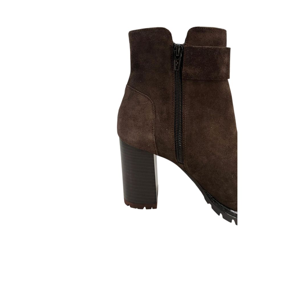 Borbonese Brown Leather Women Boot | Regal Royce