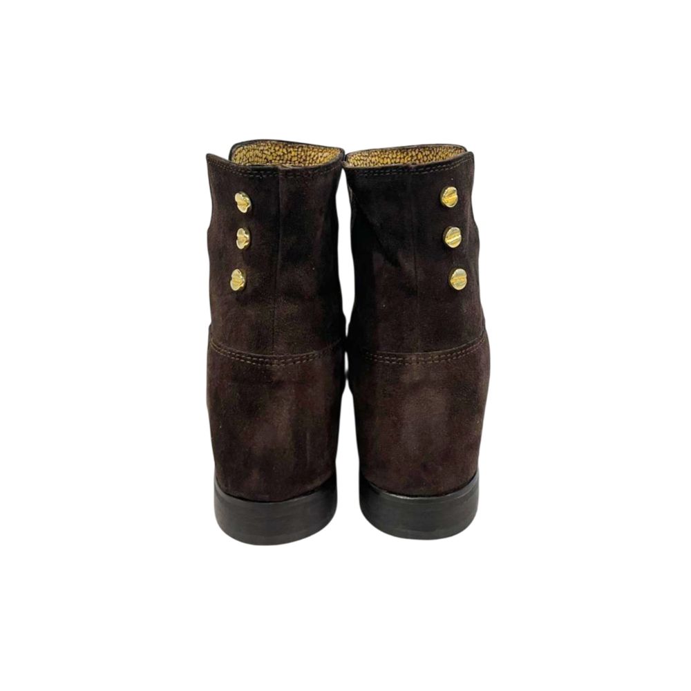 Borbonese Brown Leather Women Boot | Regal Royce