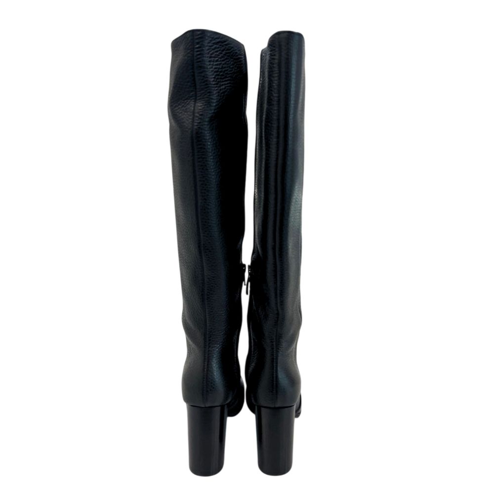 Borbonese Black Leather Women Boot | Regal Royce