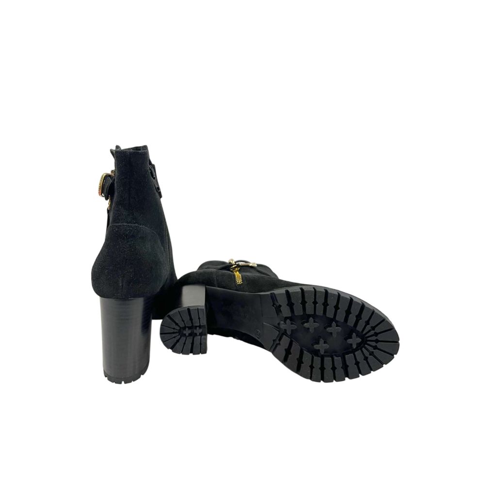 Borbonese Black Leather Women's Boot | Regal Royce