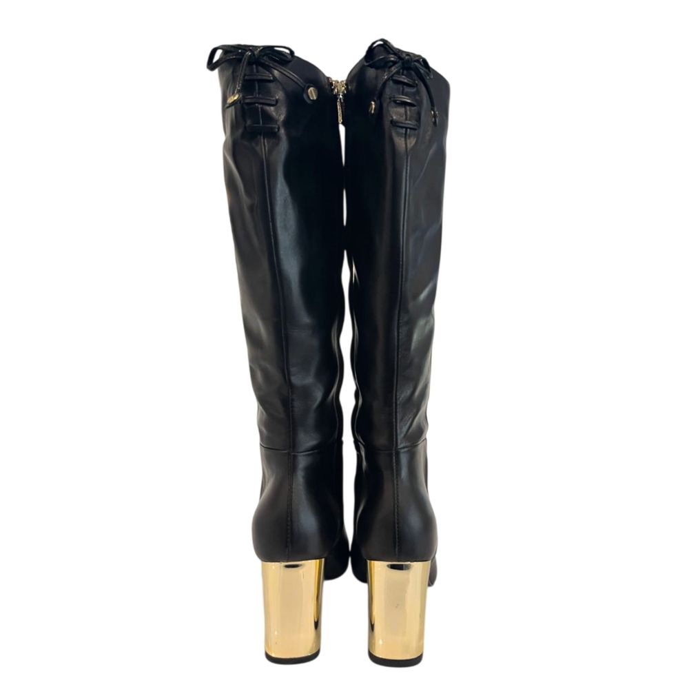 Borbonese Black Leather Women Boot | Regal Royce