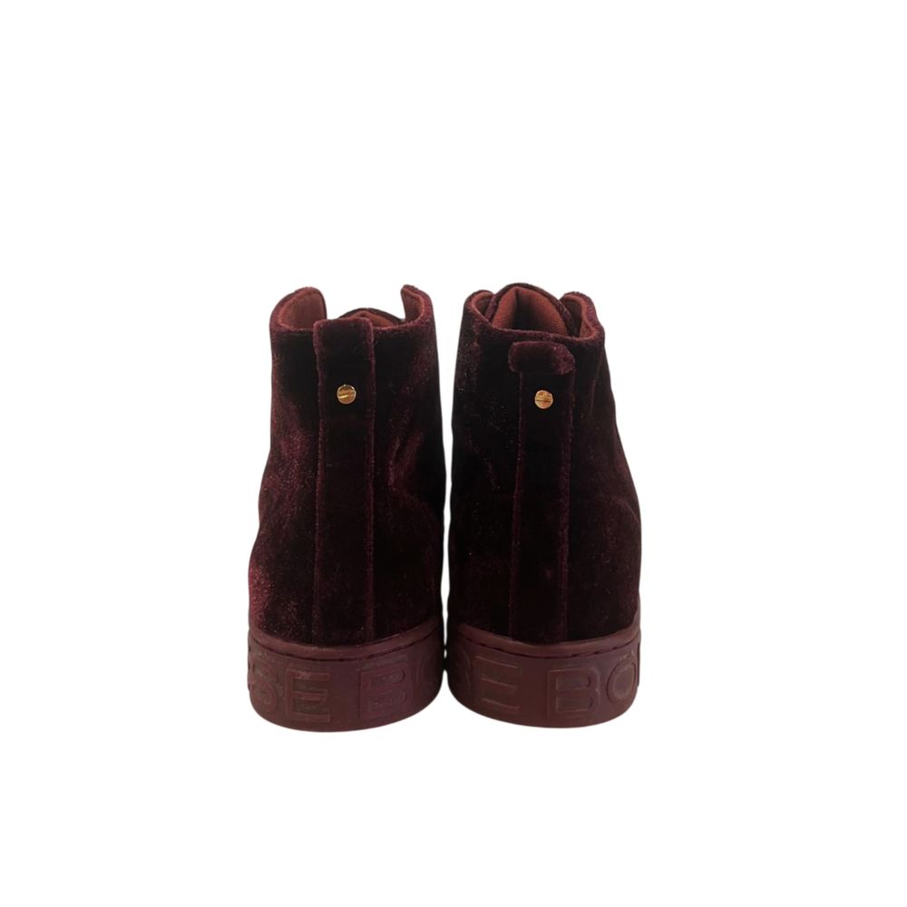 Borbonese Red Fabric Women Sneaker | Regal Royce