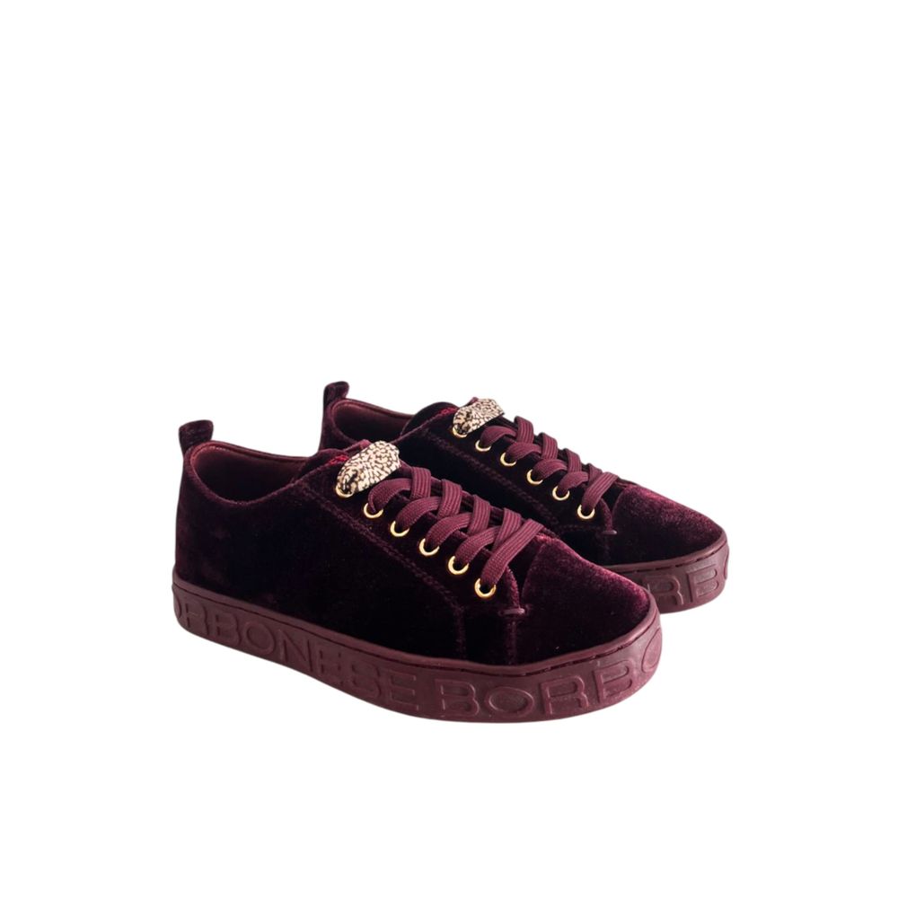 Borbonese Red Synthetic Women Sneaker | Regal Royce