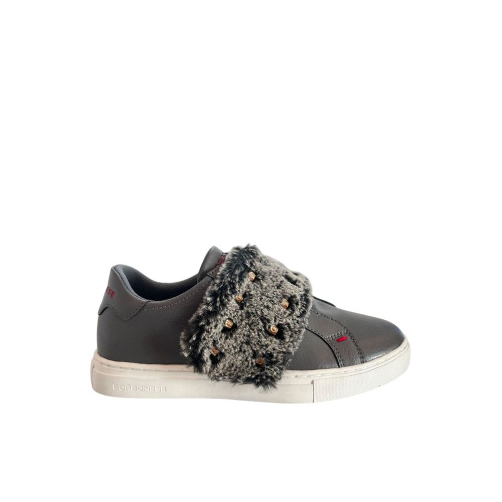 Borbonese Grey Rubber Women Sneaker | Regal Royce
