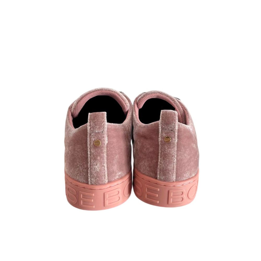 Borbonese Pink Fabric Women Sneakers | Regal Royce