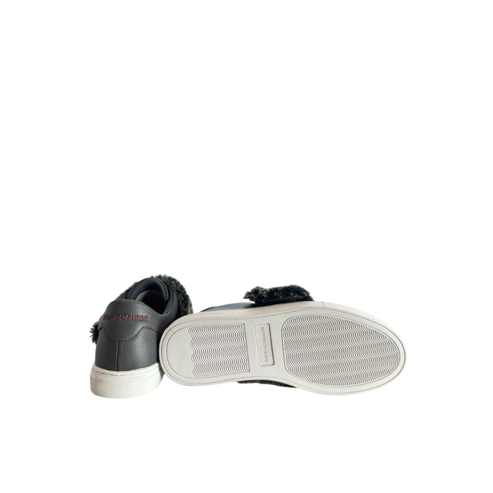Borbonese Grey Rubber Women Sneaker | Regal Royce