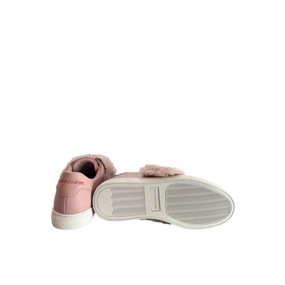Borbonese Pink Rubber Women Sneaker | Regal Royce