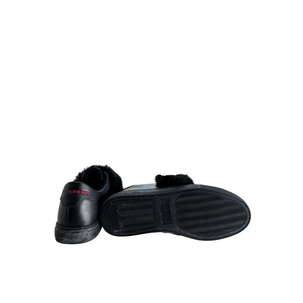 Borbonese Black Rubber Women's Sneaker | Regal Royce