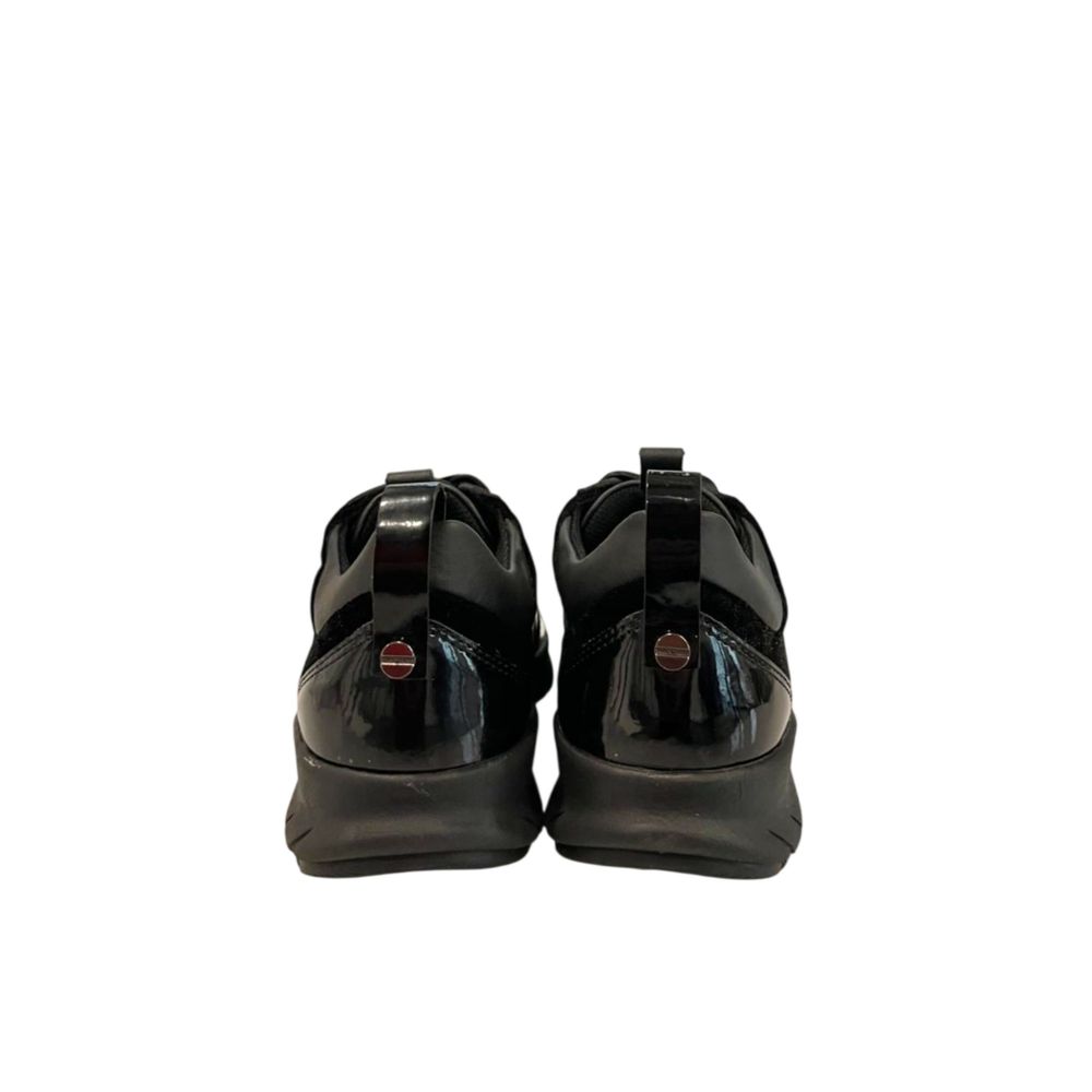 Borbonese Black Fabric Women Sneaker | Regal Royce