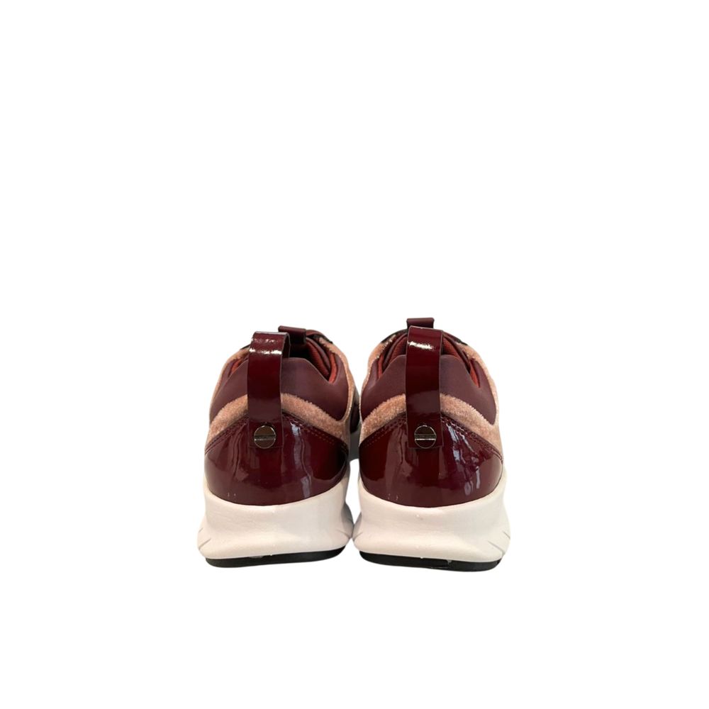 Borbonese Red Fabric Women Sneakers | Regal Royce