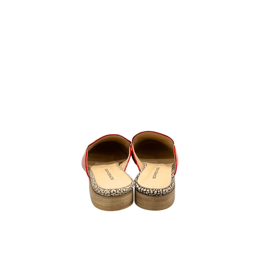 Borbonese Red Leather Women Sandal | Regal Royce