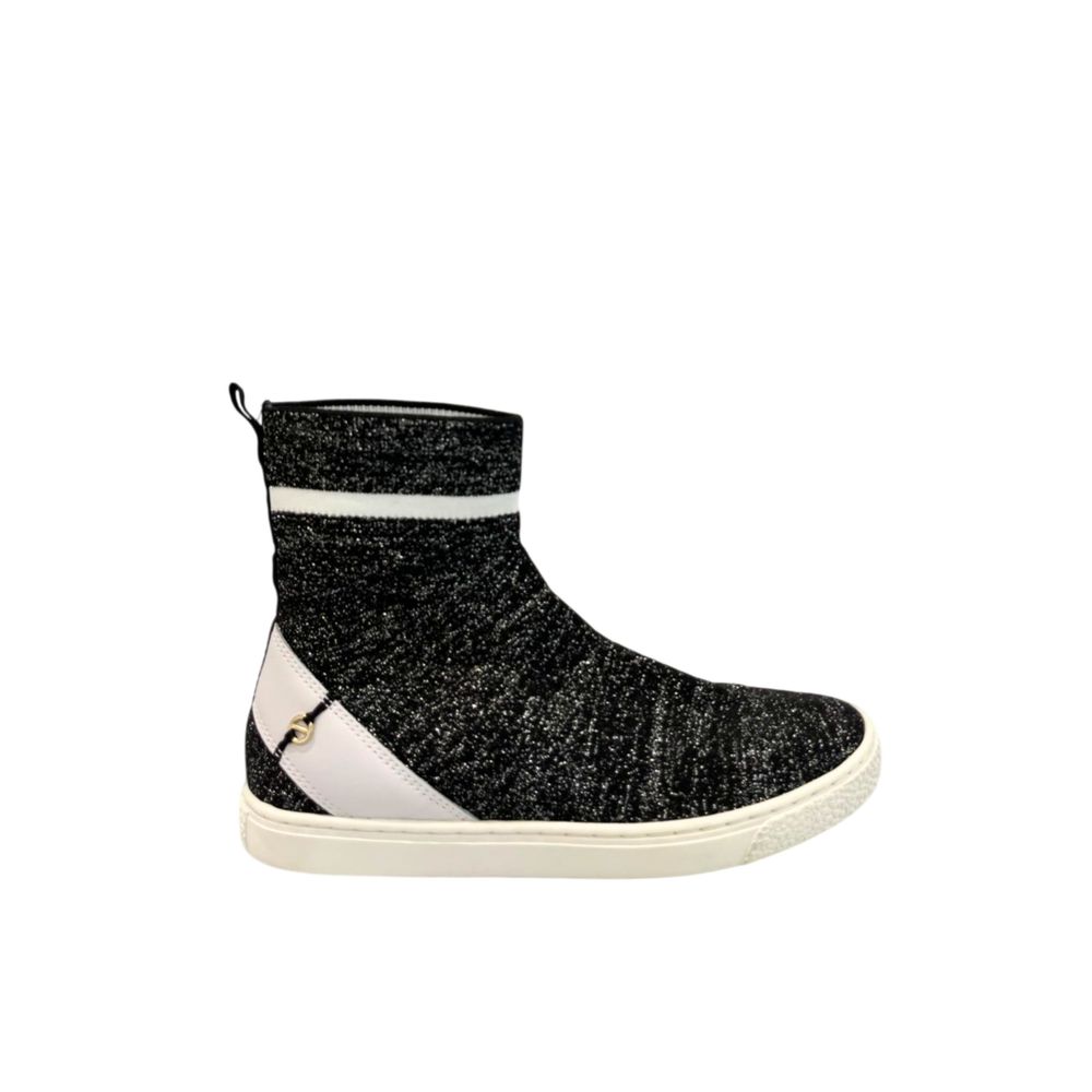 Borbonese Black Rubber Women Sneaker | Regal Royce